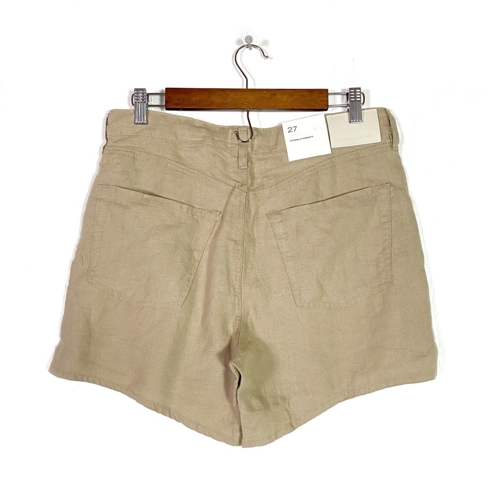 Citizens of Humanity Brynn Drawstring Linen Shorts - Picture 5 of 7